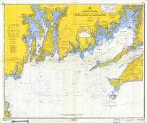 thumbnail for chart MA,1958, Marthas Vineyard To Block Island