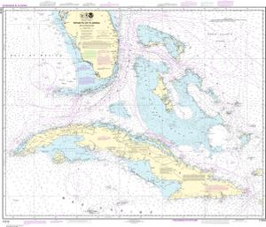 thumbnail for chart Straits of Florida and Approaches