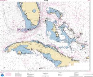 thumbnail for chart Straits of Florida and Approaches