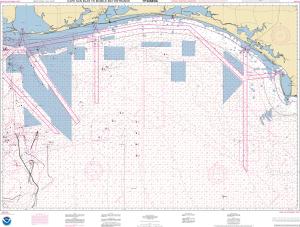 thumbnail for chart Cape San Blas to Mobile Bay Entrance (Oil and Gas Leasing Areas)
