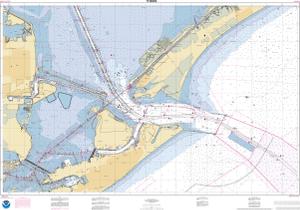 thumbnail for chart Galveston Bay Entrance Galveston and Texas City Harbors