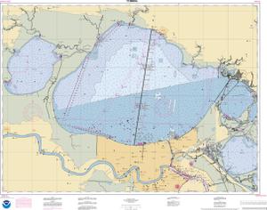 thumbnail for chart Lakes Pontchartrain and Maurepas