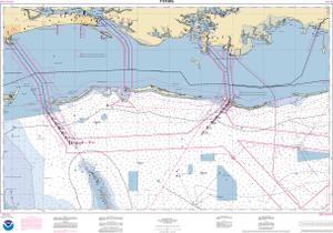 thumbnail for chart Mississippi Sound and approaches Dauphin Island to Cat Is