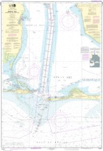 thumbnail for chart Mobile Bay Approaches and Lower Half