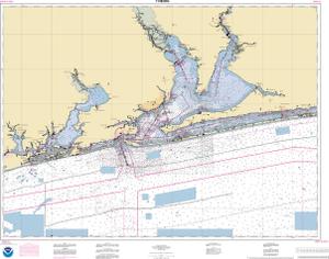 thumbnail for chart Pensacola Bay and approaches