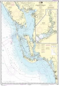 thumbnail for chart Estero Bay to Lemon Bay, including Charlotte Harbor;Continuation of Peace River