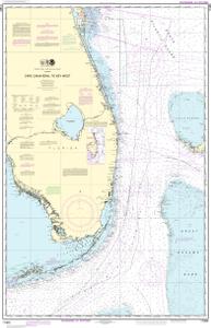 thumbnail for chart Cape Canaveral to Key West