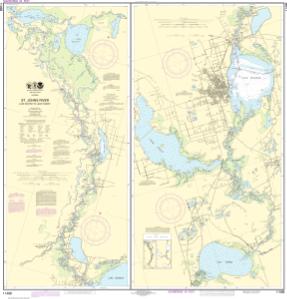 thumbnail for chart St. Johns River Lake Dexter to Lake Harney