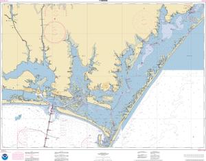 thumbnail for chart Beaufort Inlet and Part of Core Sound;Lookout Bight
