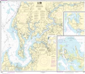 thumbnail for chart Chester River; Kent Island Narrows, Rock Hall Harbor and Swan Creek