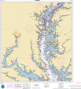 thumbnail for chart Chesapeake Bay - Northern Part