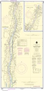 thumbnail for chart Hudson River Coxsackie to Troy