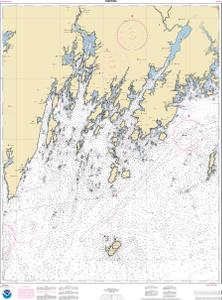 thumbnail for chart Muscongus Bay;New Harbor;Thomaston