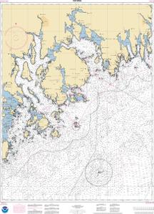 thumbnail for chart Frenchman and Blue Hill Bays and Approaches