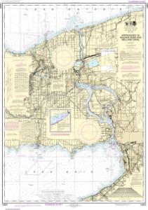 thumbnail for chart Approaches to Niagara River and Welland Canal