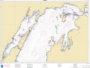 thumbnail for chart North end of Lake Michigan, including Green Bay