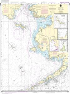 thumbnail for chart Bering Sea-eastern part;St. Matthew Island, Bering Sea;Cape Etolin, Achorage, Nunivak Island