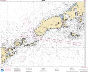 thumbnail for chart Unimak and Akutan Passes and approaches; Amak Island