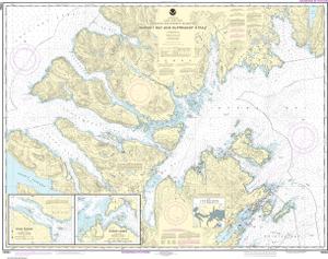 thumbnail for chart Marmot Bay and Kupreanof Strait;Whale Passage;Ouzinkie Harbor