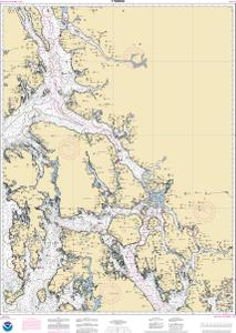 thumbnail for chart Etolin Island to Midway Islands, including Sumner Strait;Holkham Bay;Big Castle Island