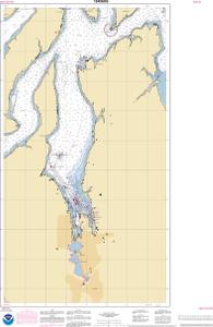 thumbnail for chart Olympia Harbor and Budd Inlet