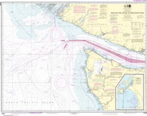 thumbnail for chart Approaches to Strait of Juan de Fuca Destruction lsland to Amphitrite Point