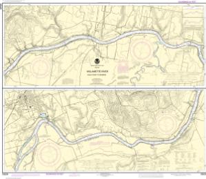 thumbnail for chart Willamette River  Walnut Eddy To Newburg