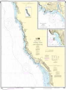 thumbnail for chart Pyramid Point to Cape Sebastian;Chetco Cove;Hunters Cove