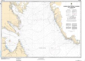 thumbnail for chart Hudson Strait/Détroit DHudson to/à Groenland
