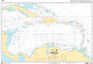 thumbnail for chart Mer des Antilles (Mer des Caraïbes)