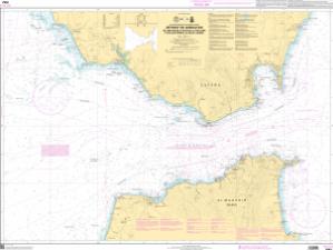 thumbnail for chart Détroit de Gibraltar - De Cabo Roche à Punta de la Chullera et du Ras Spartel au Ras El Aswad
